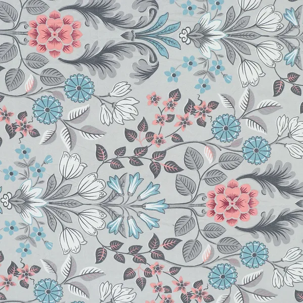 Premium_Elastic_Fitted_Bedsheet_With_2_Pillow_Covers_|_Soft_Breathable_Fabric_|_Geometric_Floral_Print_Bed_Sheet_Set_|_199_X_155_X_35_Cm_(Grey_And_Aqua)