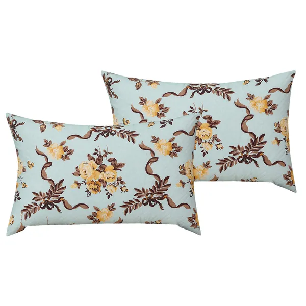 Premium_Bedsheet_With_2_Quilted_Pillow_Covers_|_Soft_Double_Bed_Sheet_Set_|_Elegant_Print_Bedding_|_250_X_230_Cm_(Ice_Blue_And_Mocha)
