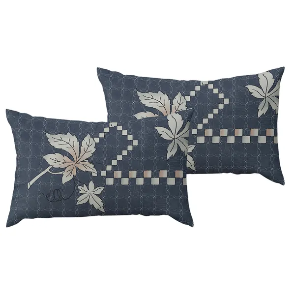 Premium_Bedsheet_With_2_Quilted_Pillow_Covers_|_Soft_Double_Bed_Sheet_Set_|_Elegant_Print_Bedding_|_250_X_230_Cm_(Navy_Blue_And_Ivory)