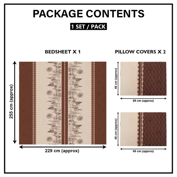 Premium_Bedsheet_With_2_Quilted_Pillow_Covers_|_Soft_Double_Bed_Sheet_Set_|_Elegant_Print_Bedding_|_250_X_230_Cm_(Beige_And_Coffee)