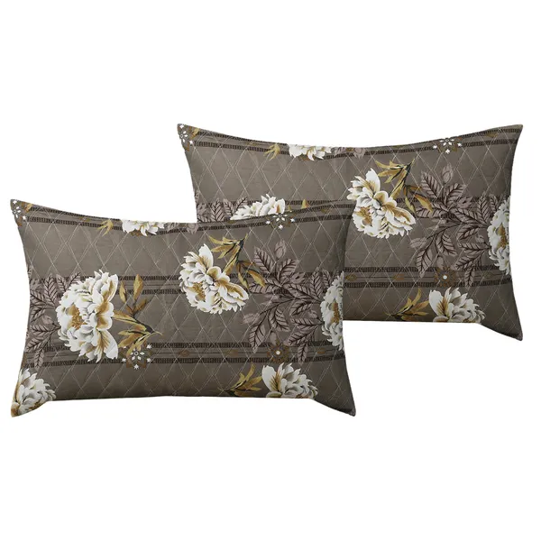 Premium_Bedsheet_With_2_Quilted_Pillow_Covers_|_Soft_Double_Bed_Sheet_Set_|_Elegant_Print_Bedding_|_250_X_230_Cm_(Mocha_Brown_And_Ivory)