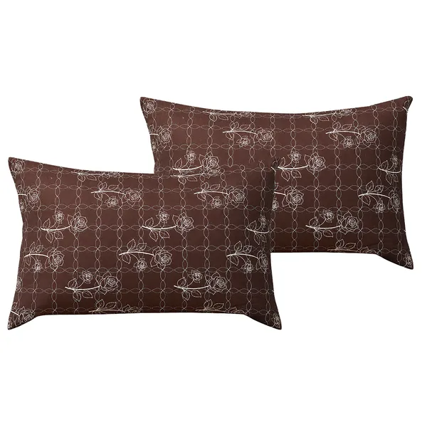 Premium_Bedsheet_With_2_Quilted_Pillow_Covers_|_Soft_Double_Bed_Sheet_Set_|_Elegant_Print_Bedding_|_250_X_230_Cm_(Chocolate_Brown_And_Ivory)