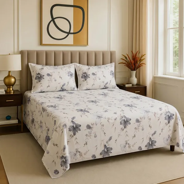 Premium_Printed_Double_Bedsheet_With_2_Pillow_Covers_|_Soft_And_Breathable_Bedding_Set_|_Elegant_Floral_And_Modern_Designs_|_250_X_230_Cm_(Grey_And_Ivory)