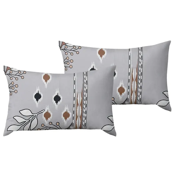 Premium_Printed_Double_Bedsheet_With_2_Pillow_Covers_|_Soft_And_Breathable_Bedding_Set_|_Elegant_Floral_And_Modern_Designs_|_250_X_230_Cm_(Peach_And_Grey)