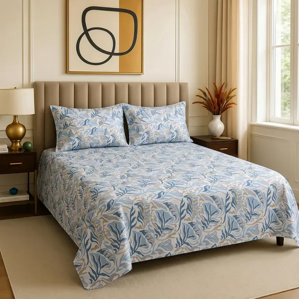 Premium_Printed_Double_Bedsheet_With_2_Pillow_Covers_|_Soft_And_Breathable_Bedding_Set_|_Elegant_Floral_And_Modern_Designs_|_250_X_230_Cm_(Sky_Blue)