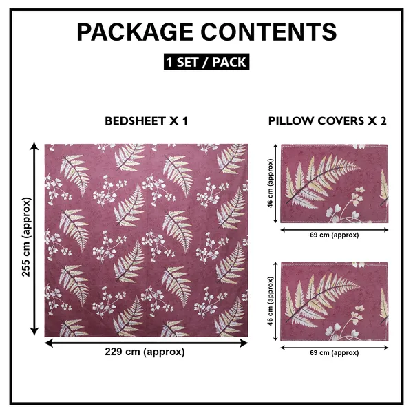 Premium_Printed_Double_Bedsheet_With_2_Pillow_Covers_|_Soft_And_Breathable_Bedding_Set_|_Elegant_Floral_And_Modern_Designs_|_250_X_230_Cm_(Plum_Ivory)