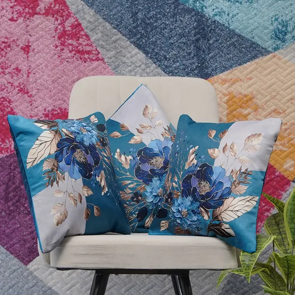 Cherry_Design_Velvet_Decorative_Throw_Pillow_Covers,_Digital_Floral_Print,_Modern_Abstract_Design,_16_X_16_Inch,_Set_Of_3_Pieces_For_Living_Room,_Bedroom_(Ferozi)