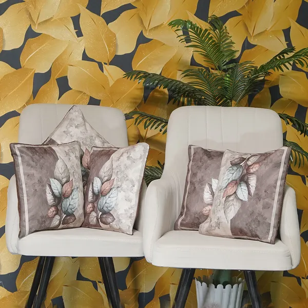 Luxury_Floral_Velvet_Throw_Pillow_Covers,_Premium_Textured_Fabric,_16_X_16_Inch,_Set_Of_5_Pieces,_Modern_Decorative_Design_(Brown)