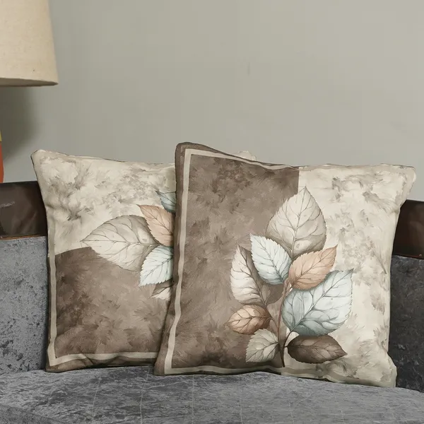 Luxury_Floral_Velvet_Throw_Pillow_Covers,_Premium_Textured_Fabric,_16_X_16_Inch,_Set_Of_2_Pieces,_Modern_Decorative_Design_(Brown)