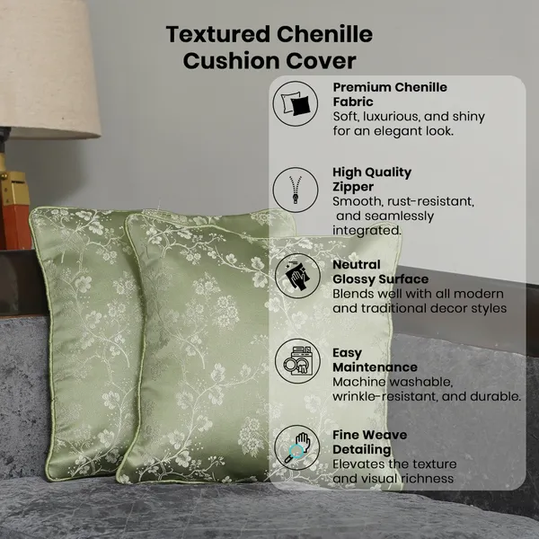Luxury_Floral_Jacquard_Cushion_Covers,_With_Silver_Blossom_Pattern,_16_X_16_Inch,_Set_Of_5_Pieces_For_Living_Room,_Decorative_Throw_Cushion_Covers_(Green)