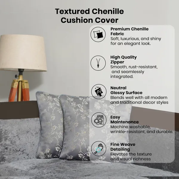 Luxury_Floral_Jacquard_Cushion_Covers,_With_Silver_Blossom_Pattern,_16_X_16_Inch,_Set_Of_3_Pieces_For_Living_Room,_Decorative_Throw_Cushion_Covers_(Grey)