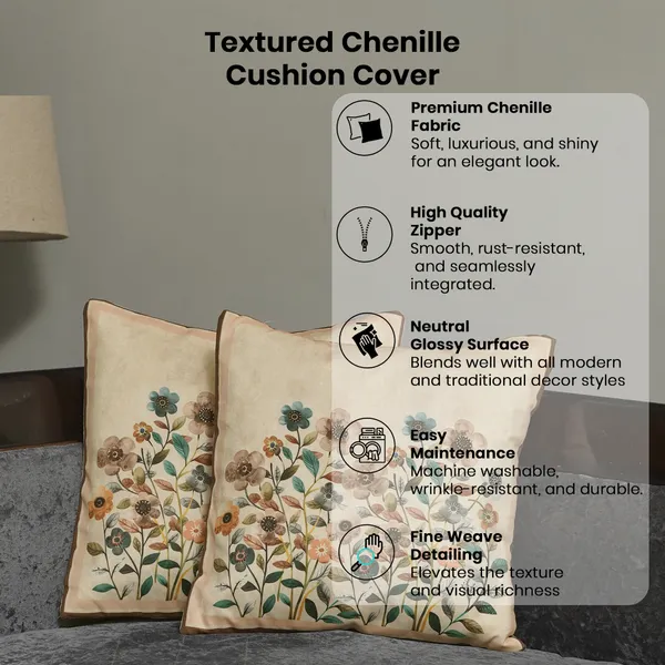 Decorative_Velvet_Floral_Cushion_Covers,_With_Peach_Flowers,_16_X_16_Inch,_Set_Of_2_Pieces,_Embroidered_Border_Design_For_Home_Decor_(Beige)