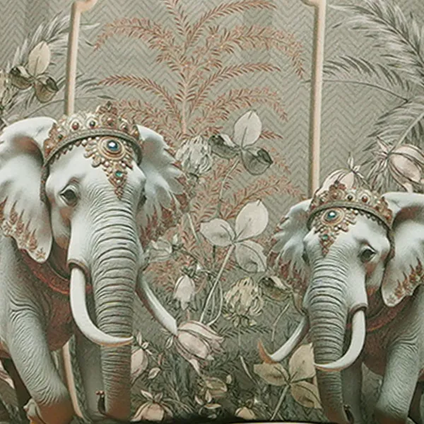 Royal_Elephant_Decorative_Velvet_Cushion_Covers,_3D_Crowned_Elephant_Design_With_Gold_Palm_Pattern,_16_X_16_Inch,_Set_Of_2_Pieces_(Brown)