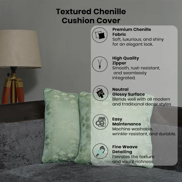 Luxury_Jacquard_Decorative_Cushion_Covers,_With_Silver_Floral_Pattern,_Premium_Fabric,_16_X_16_Inch,_Set_Of_5_Pieces_(Green)