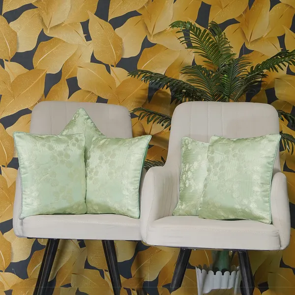 Luxury_Jacquard_Decorative_Cushion_Covers,_With_Silver_Floral_Pattern,_Premium_Fabric,_16_X_16_Inch,_Set_Of_5_Pieces_(Green)