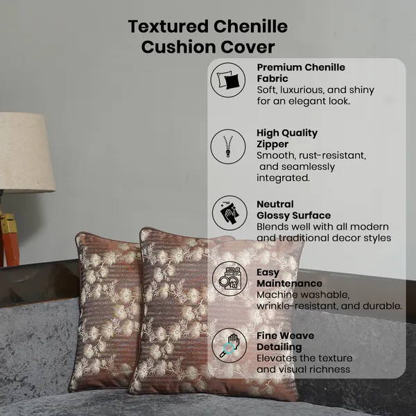 Luxury_Jacquard_Decorative_Cushion_Covers,_With_Silver_Floral_Pattern,_Premium_Fabric,_16_X_16_Inch,_Set_Of_2_Pieces_(Brown)