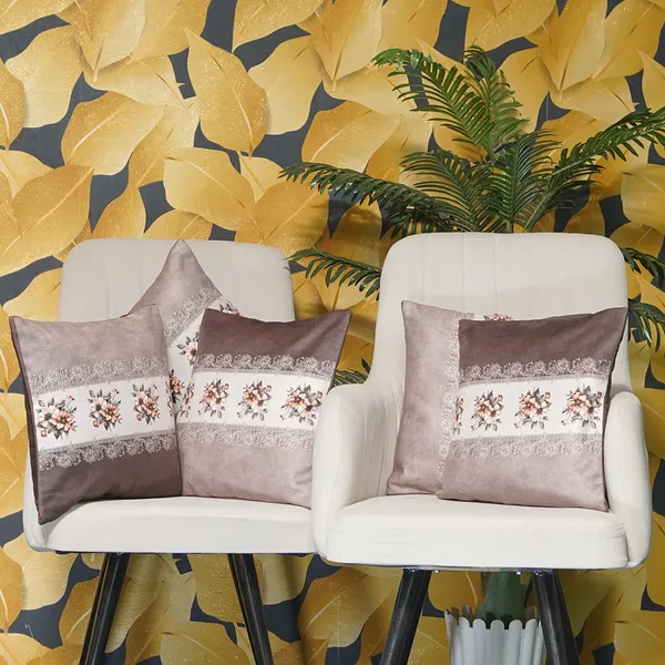Divine_Elegance_Floral_Velvet_Cushion_Covers,_Lace_Pattern_Design,_16_X_16_Inch,_Set_Of_5_Pieces,_Decorative_Throw_Covers_(Brown)
