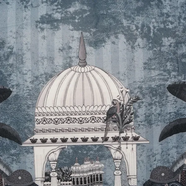 Luxury_Velvet_Elephant_Palace_Decorative_Throw_Pillow_Covers,_Traditional_Indian_Design,_16_X_16_Inch,_Set_Of_3_Pieces_(Grey)