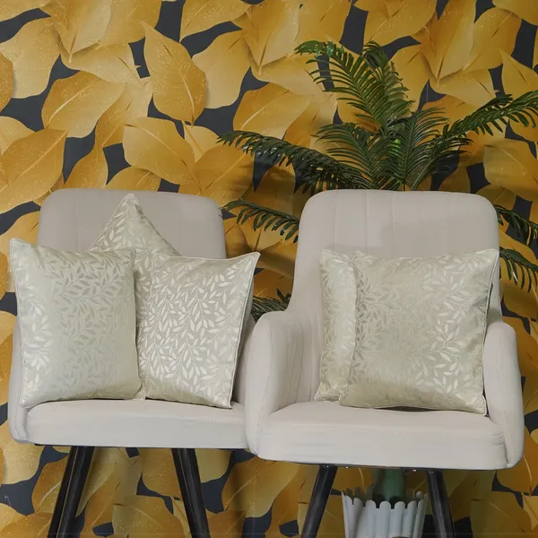 Elegant_Home_Decor_Jacquard_Cushion_Covers,_Leaf_Pattern,_Cloth,_16_X_16_Inch,_Set_Of_5_Pieces_(Beige)