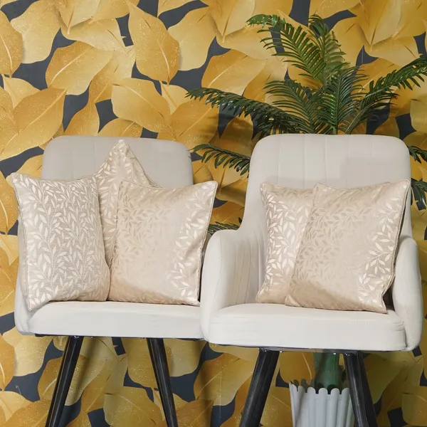 Elegant_Home_Decor_Jacquard_Cushion_Covers,_Leaf_Pattern,_Cloth,_16_X_16_Inch,_Set_Of_5_Pieces_(Gold)