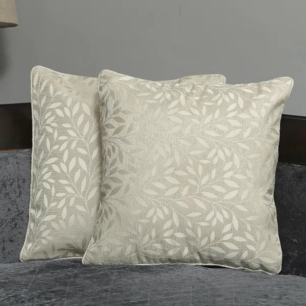 Elegant_Home_Decor_Jacquard_Cushion_Covers,_Leaf_Pattern,_Cloth,_16_X_16_Inch,_Set_Of_2_Pieces_(Beige)