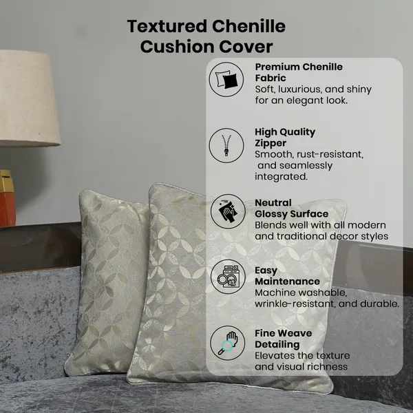 Luxurious_Jacquard_Decorative_Cushion_Covers,_Champagne_Floral_Pattern,_Premium_Modern_Design,_16_X_16_Inch,_Set_Of_5_Pieces_(Grey)