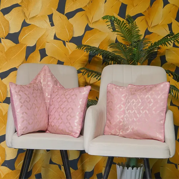 Luxurious_Jacquard_Decorative_Cushion_Covers,_Champagne_Floral_Pattern,_Premium_Modern_Design,_16_X_16_Inch,_Set_Of_5_Pieces_(Pink)