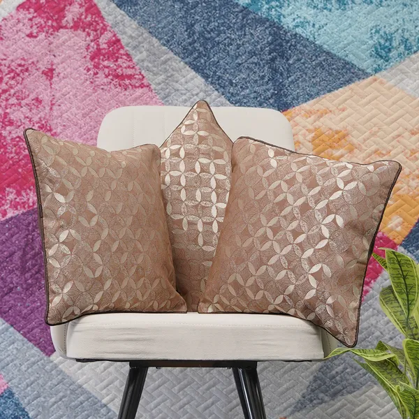 Luxurious_Jacquard_Decorative_Cushion_Covers,_Champagne_Floral_Pattern,_Premium_Modern_Design,_16_X_16_Inch,_Set_Of_3_Pieces_(Brown)