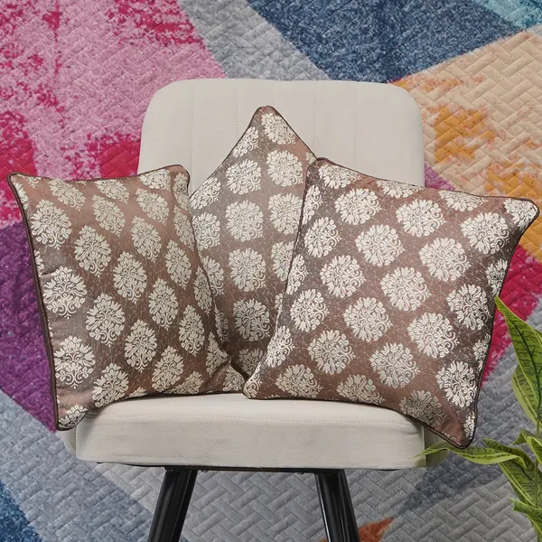 Luxury_Damask_Jacquard_Cushion_Covers,_16_X_16_Inch,_Set_Of_3_Pieces,_Premium_Living_Room_Decorative_Throw_Cushion_Covers_(Brown)