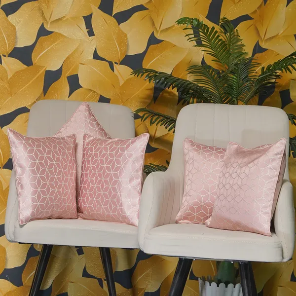 Pluto_Design_Jacquard_Cushion_Covers,_Premium_Geometric_Pattern,_16_X_16_Inch,_Set_Of_5_Pieces_(Pink)