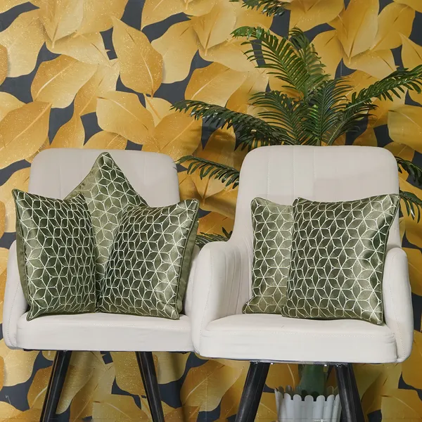 Pluto_Design_Jacquard_Cushion_Covers,_Premium_Geometric_Pattern,_16_X_16_Inch,_Set_Of_5_Pieces_(Green)