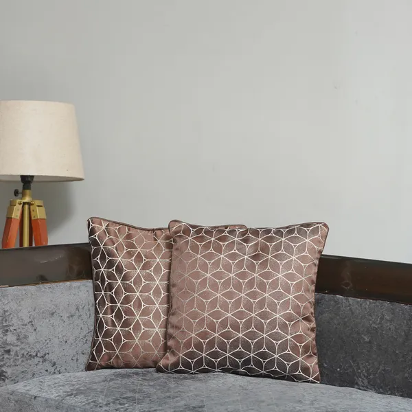 Pluto_Design_Jacquard_Cushion_Covers,_Premium_Geometric_Pattern,_16_X_16_Inch,_Set_Of_2_Pieces_(Brown)
