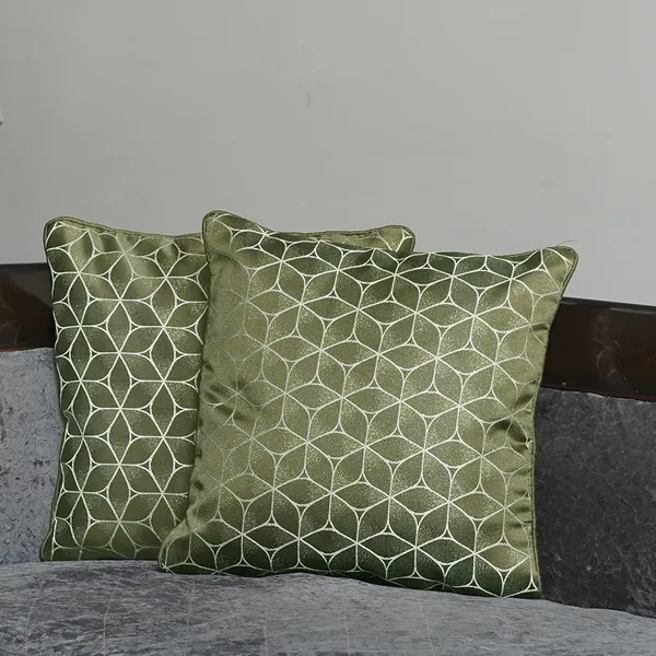 Pluto_Design_Jacquard_Cushion_Covers,_Premium_Geometric_Pattern,_16_X_16_Inch,_Set_Of_2_Pieces_(Green)