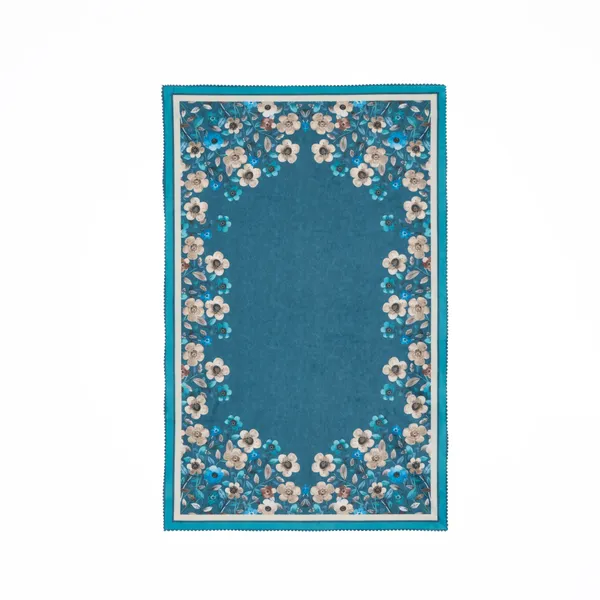 Velvet_Floral_Centre_Table_Cover_Cloth,_Table_Cloth_With_Stunning_Floral_Design_For_Living_Room_(60_X_90_Inch,_Aqua)_Rectangular