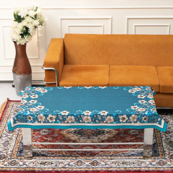 Velvet_Floral_Centre_Table_Cover_Cloth,_Table_Cloth_With_Stunning_Floral_Design_For_Living_Room_(60_X_90_Inch,_Aqua)_Rectangular