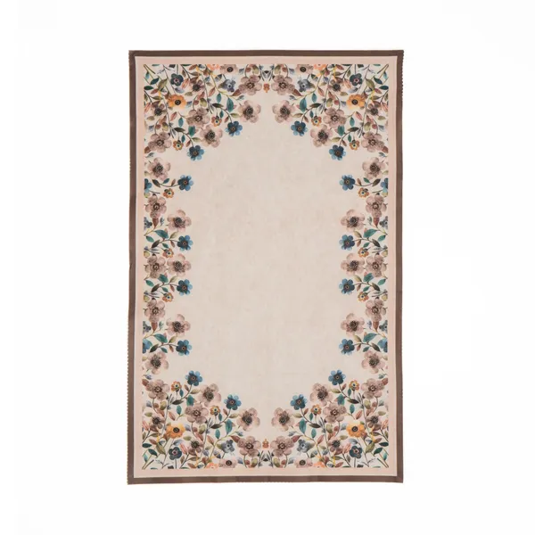 Velvet_Floral_Centre_Table_Cover_Cloth,_Table_Cloth_With_Stunning_Floral_Design_For_Living_Room_(60_X_90_Inch,_Beige)_Rectangular