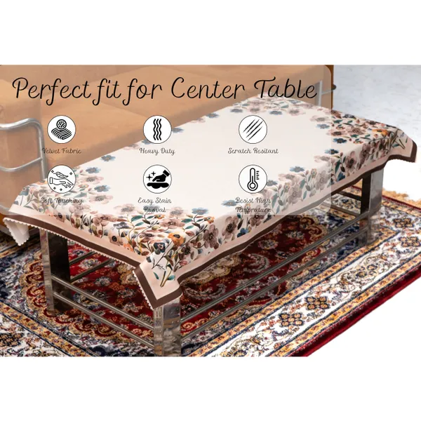 Velvet_Floral_Centre_Table_Cover_Cloth,_Table_Cloth_With_Stunning_Floral_Design_For_Living_Room_(60_X_90_Inch,_Beige)_Rectangular