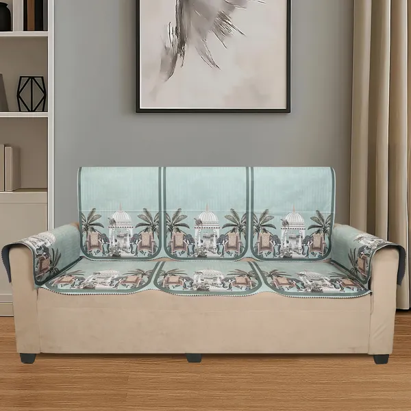 Velvet_3_Seater_Sofa_Cover_With_6_Seat_And_Back_Covers,_2_Hand_Rest_Covers_|_Elephant_Dome_Design_|_Washable_Fabric_|_Stylish_Sofa_Cover_For_Modern_Living_Room_(Green,_3_Seater_With_Arm_Covers)