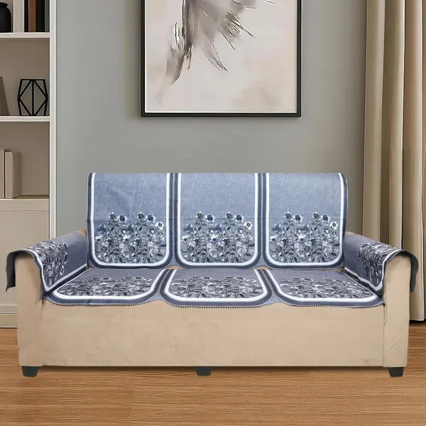 Velvet_5_Seater_Sofa_Cover_With_10_Seat_And_Back_Covers,_6_Hand_Rest_Covers_|_Floral_Design_|_Washable_Fabric_|_Stylish_Sofa_Cover_For_Modern_Living_Room_(Grey,_5_Seater_With_Arm_Cover)