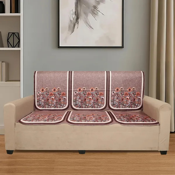 Velvet_3_Seater_Sofa_Cover_With_6_Seat_And_Back_Covers_|_Floral_Design_|_Washable_Fabric_|_Stylish_Sofa_Cover_For_Modern_Living_Room_(Brown,_3_Seater_Without_Arm_Cover)
