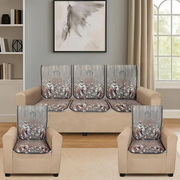 Velvet_5_Seater_Sofa_Cover_With_10_Seat_And_Back_Covers_|_Ornate_Elephant_Print_|_Washable_Fabric_|_Stylish_Sofa_Cover_For_Modern_Living_Room_(Brown,_5_Seater_Without_Arm_Cover)