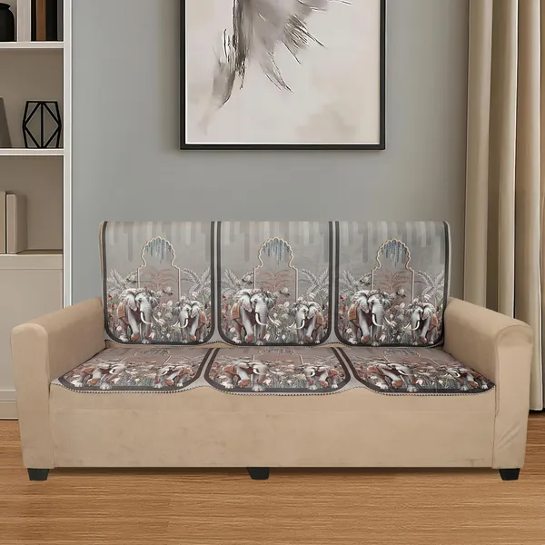 Velvet_5_Seater_Sofa_Cover_With_10_Seat_And_Back_Covers_|_Ornate_Elephant_Print_|_Washable_Fabric_|_Stylish_Sofa_Cover_For_Modern_Living_Room_(Brown,_5_Seater_Without_Arm_Cover)