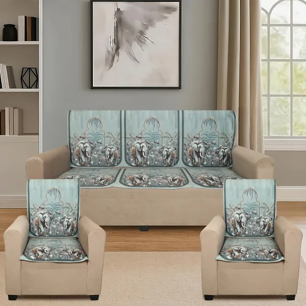 Velvet_5_Seater_Sofa_Cover_With_10_Seat_And_Back_Covers_|_Ornate_Elephant_Print_|_Washable_Fabric_|_Stylish_Sofa_Cover_For_Modern_Living_Room_(Green,_5_Seater_Without_Arm_Cover)