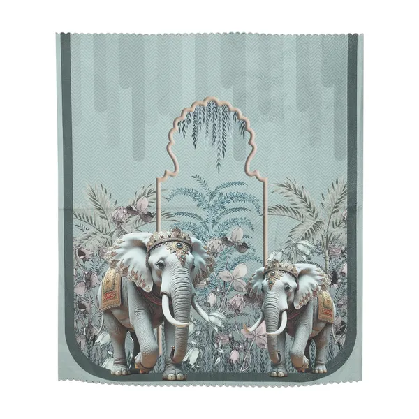 Velvet_3_Seater_Sofa_Cover_With_6_Seat_And_Back_Covers,_2_Hand_Rest_Covers_|_Ornate_Elephant_Print_|_Washable_Fabric_|_Stylish_Sofa_Cover_For_Modern_Living_Room_(Green,_3_Seater_With_Arm_Cover)
