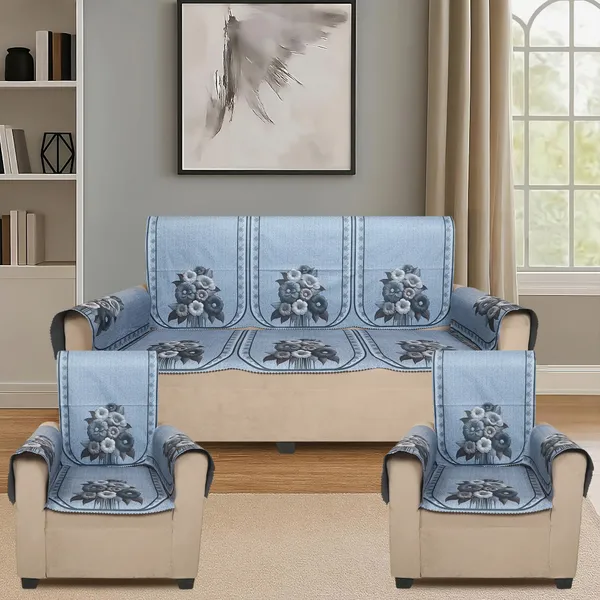 Velvet_5_Seater_Sofa_Cover_With_10_Seat_And_Back_Covers,_6_Hand_Rest_Covers_|_Flower_Bunch_Design_|_Washable_Fabric_|_Stylish_Sofa_Cover_For_Modern_Living_Room_(Grey,_5_Seater_With_Arm_Covers)
