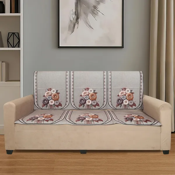 Velvet_3_Seater_Sofa_Cover_With_6_Seat_And_Back_Covers_|_Flower_Bunch_Design_|_Washable_Fabric_|_Stylish_Sofa_Cover_For_Modern_Living_Room_(Brown,_3_Seater_Without_Arm_Covers)