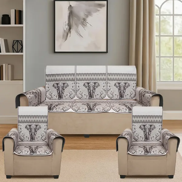 Velvet_5_Seater_Sofa_Cover_With_10_Seat_And_Back_Covers,_6_Hand_Rest_Covers_|_Safari_Elephant_Print_|_Washable_Fabric_|_Stylish_Sofa_Cover_For_Modern_Living_Room_(Beige,_5_Seater_With_Arm_Covers)