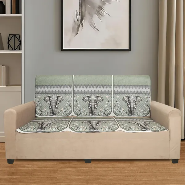 Velvet_5_Seater_Sofa_Cover_With_10_Seat_And_Back_Covers_|_Safari_Elephant_Print_|_Washable_Fabric_|_Stylish_Sofa_Cover_For_Modern_Living_Room_(Green,_5_Seater_Without_Arm_Covers)