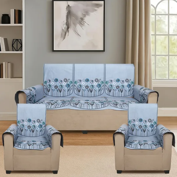 Velvet_5_Seater_Sofa_Cover_With_10_Seat_And_Back_Covers,_6_Hand_Rest_Covers_|_Floral_Daisy_Print_|_Washable_Fabric_|_Stylish_Sofa_Cover_For_Modern_Living_Room_(Grey,_5_Seater_With_Arm_Covers)