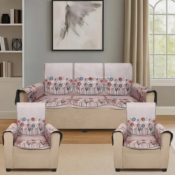 Velvet_5_Seater_Sofa_Cover_With_10_Seat_And_Back_Covers,_6_Hand_Rest_Covers_|_Floral_Daisy_Print_|_Washable_Fabric_|_Stylish_Sofa_Cover_For_Modern_Living_Room_(Brown,_5_Seater_With_Arm_Covers)
